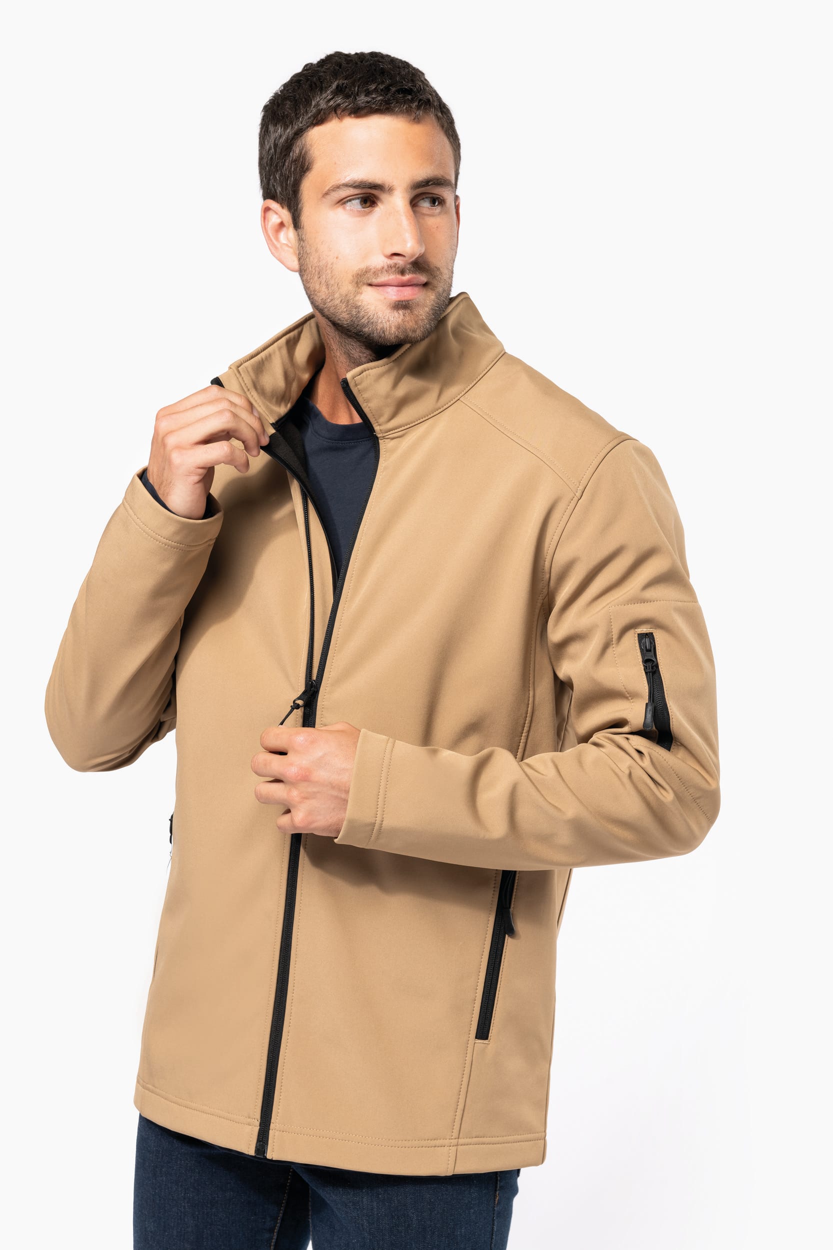 Chaqueta softshell hombre 3 capas