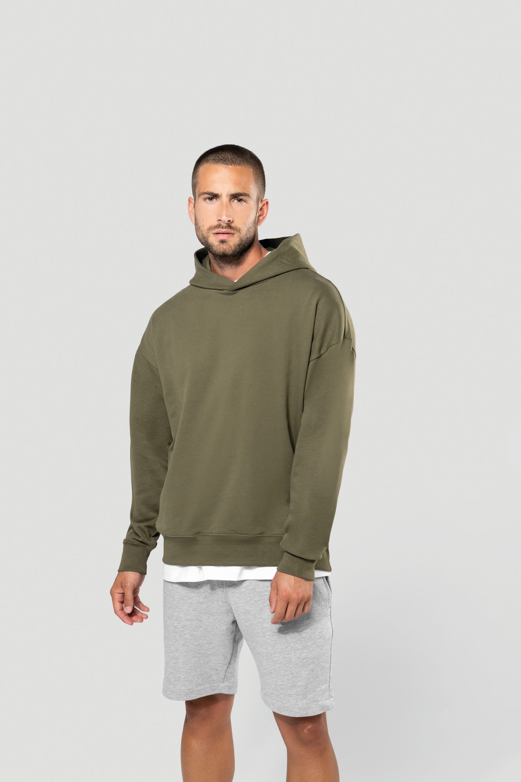 Sudadera de felpa oversize con capucha unisex