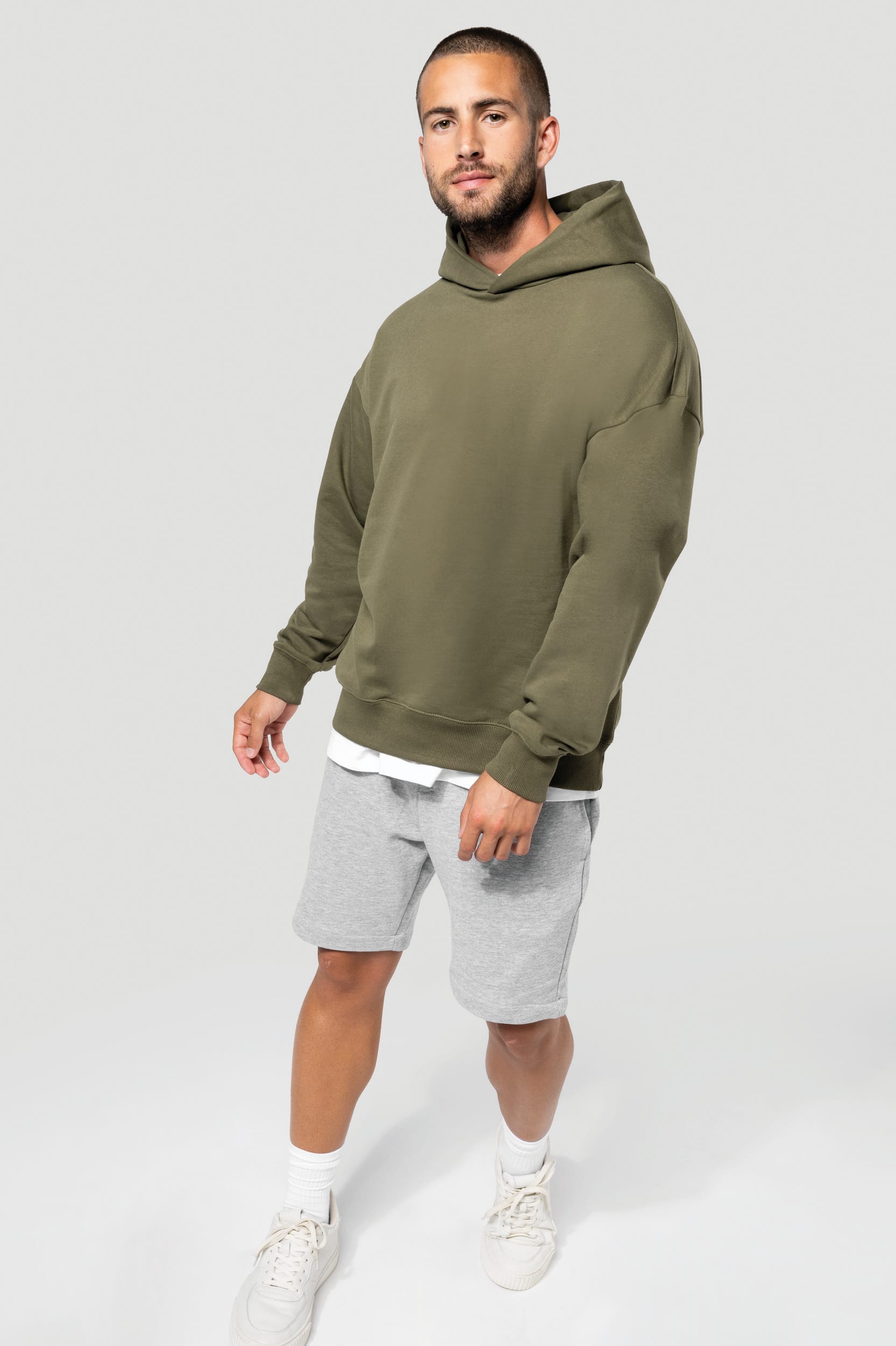 Sudadera de felpa oversize con capucha unisex