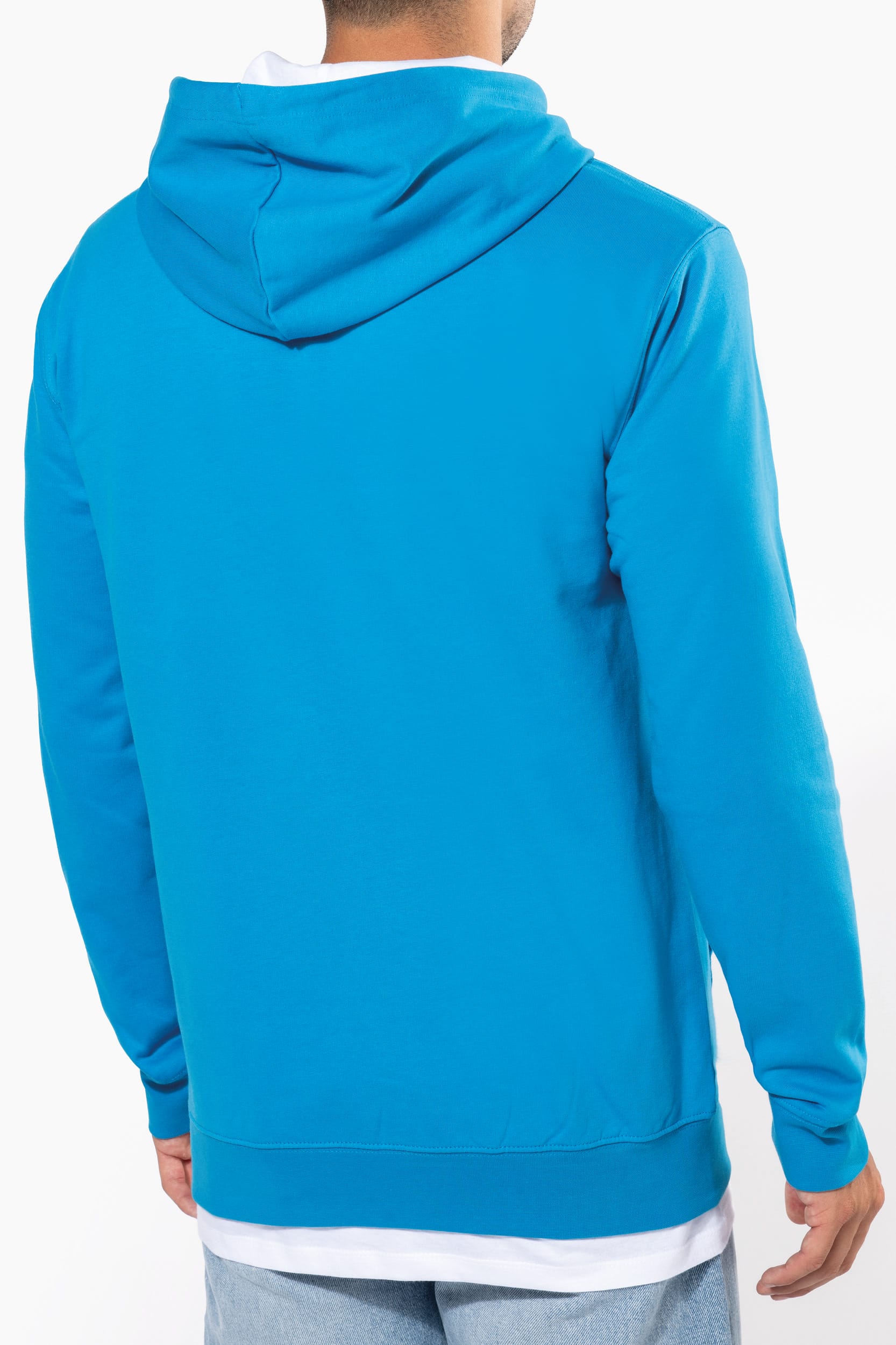 Sudadera capucha contrastada