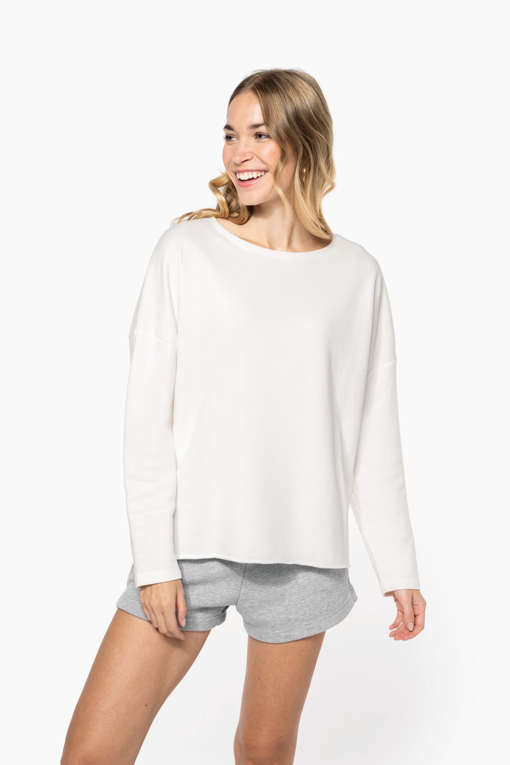 Sudadera holgada de mujer