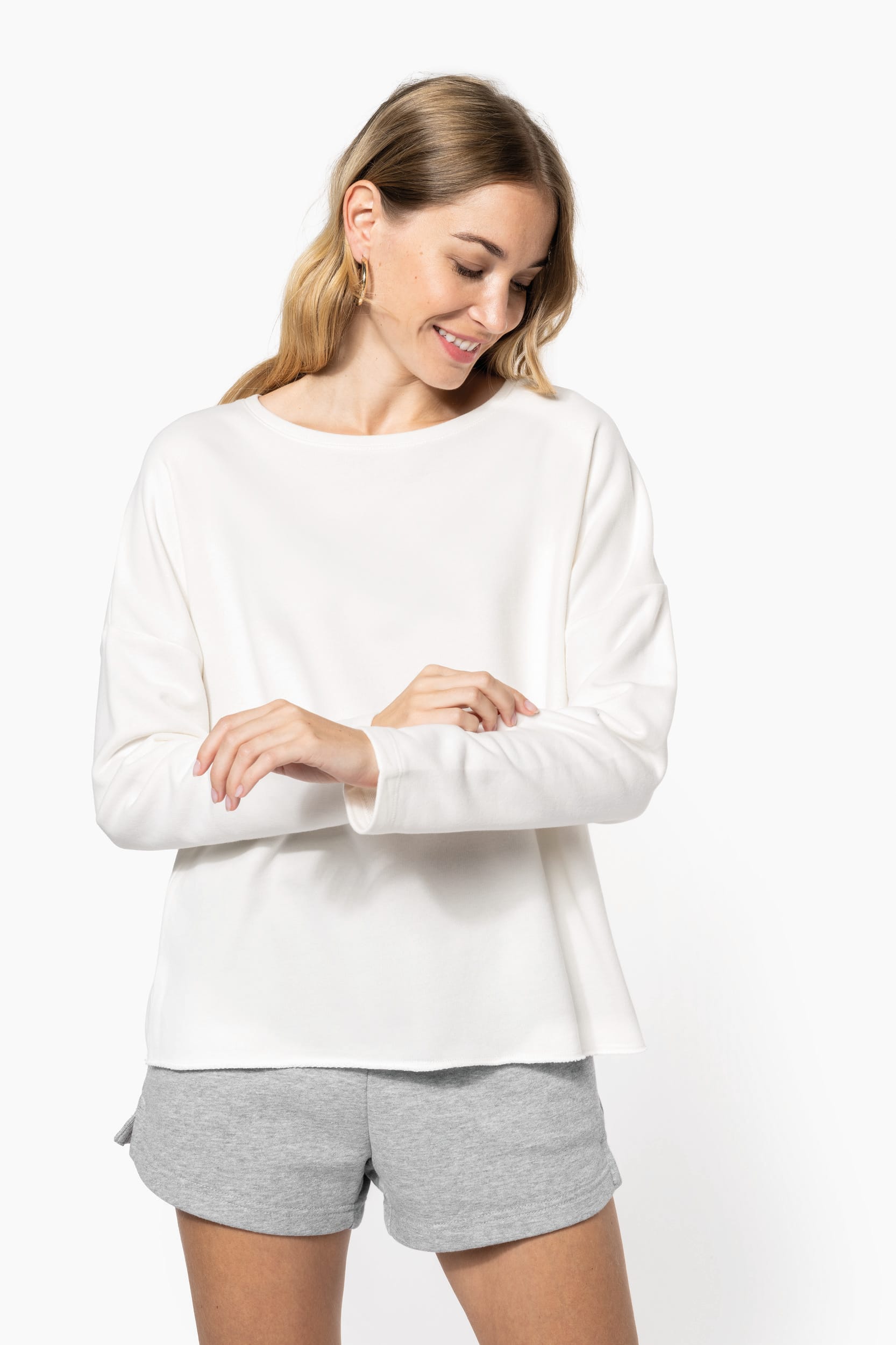 Sudadera holgada de mujer