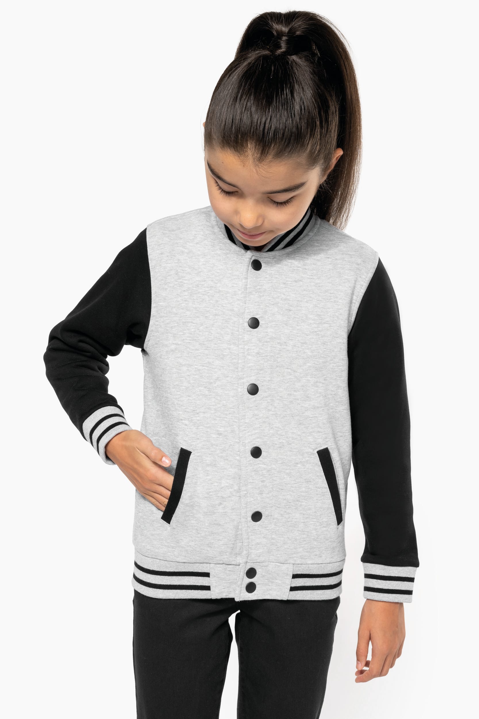 Cazadora Béisbolera de felpa niños