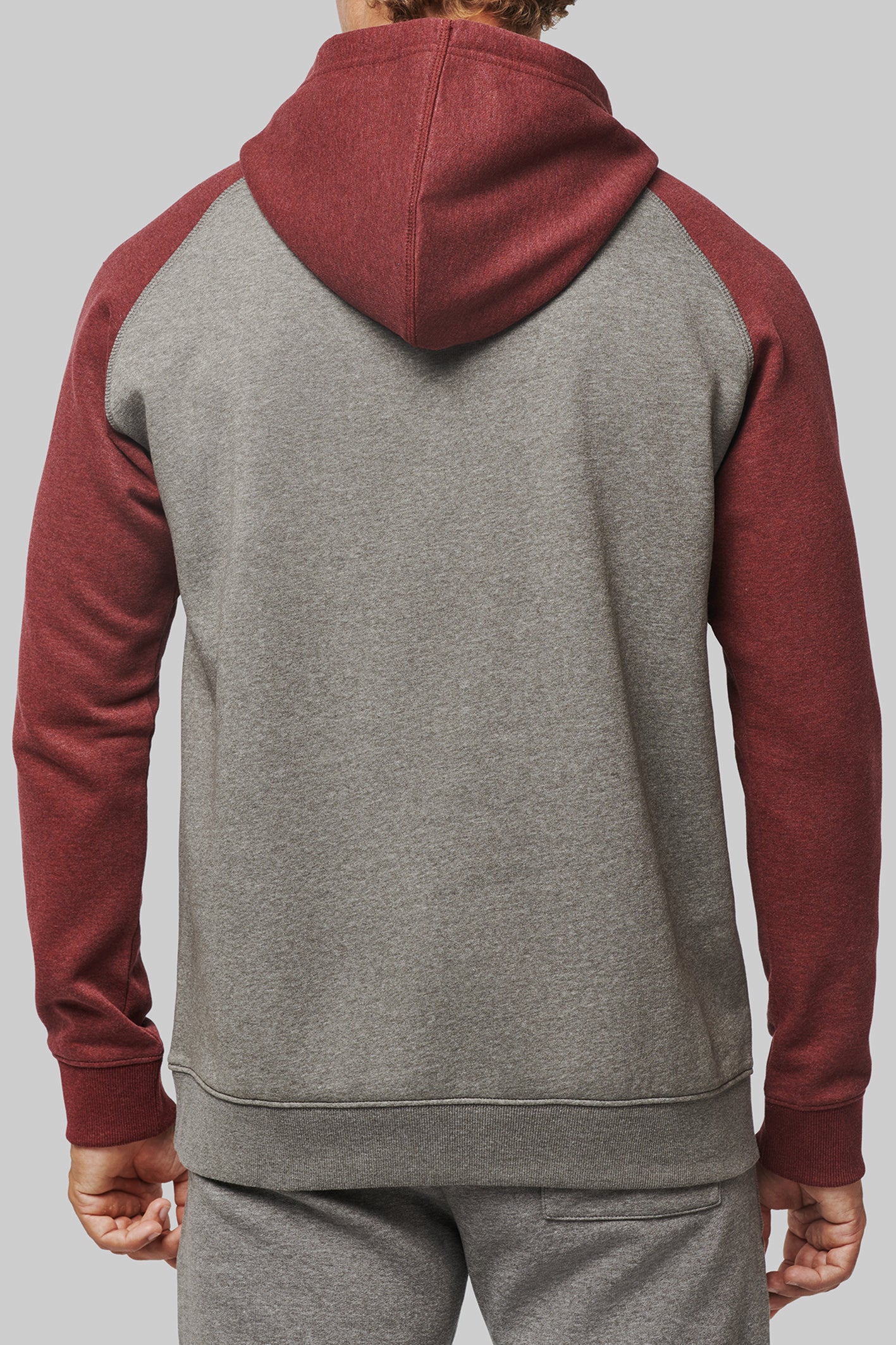 Sudadera mangas bicolor