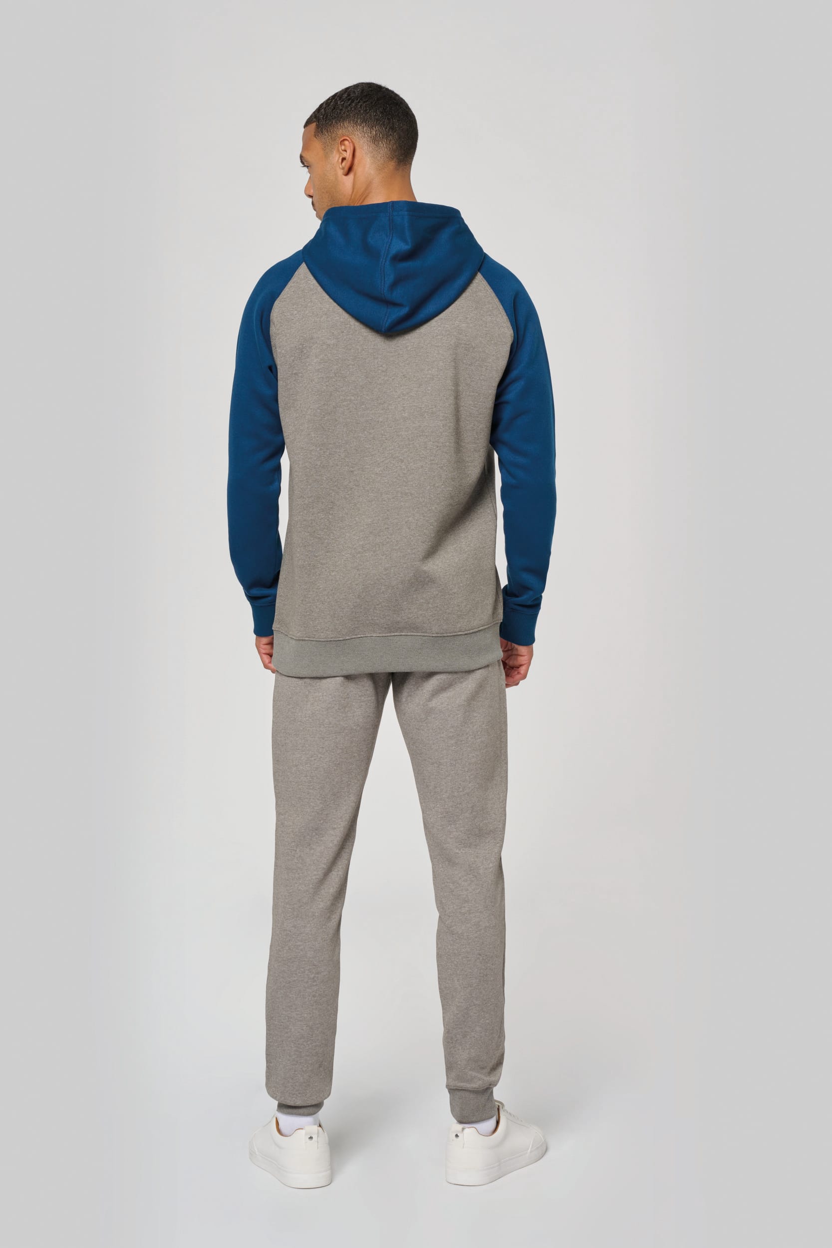 Sudadera mangas bicolor