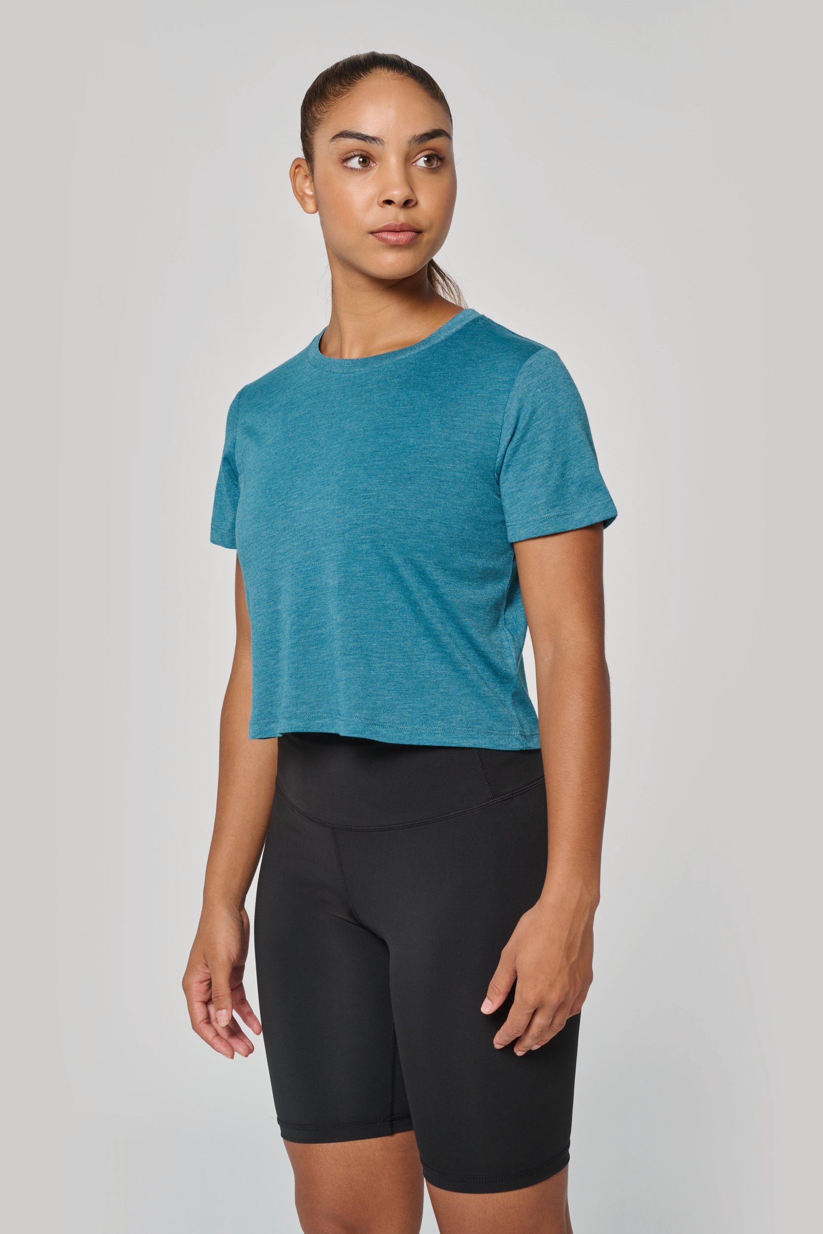 Camiseta crop triblend | PA4022