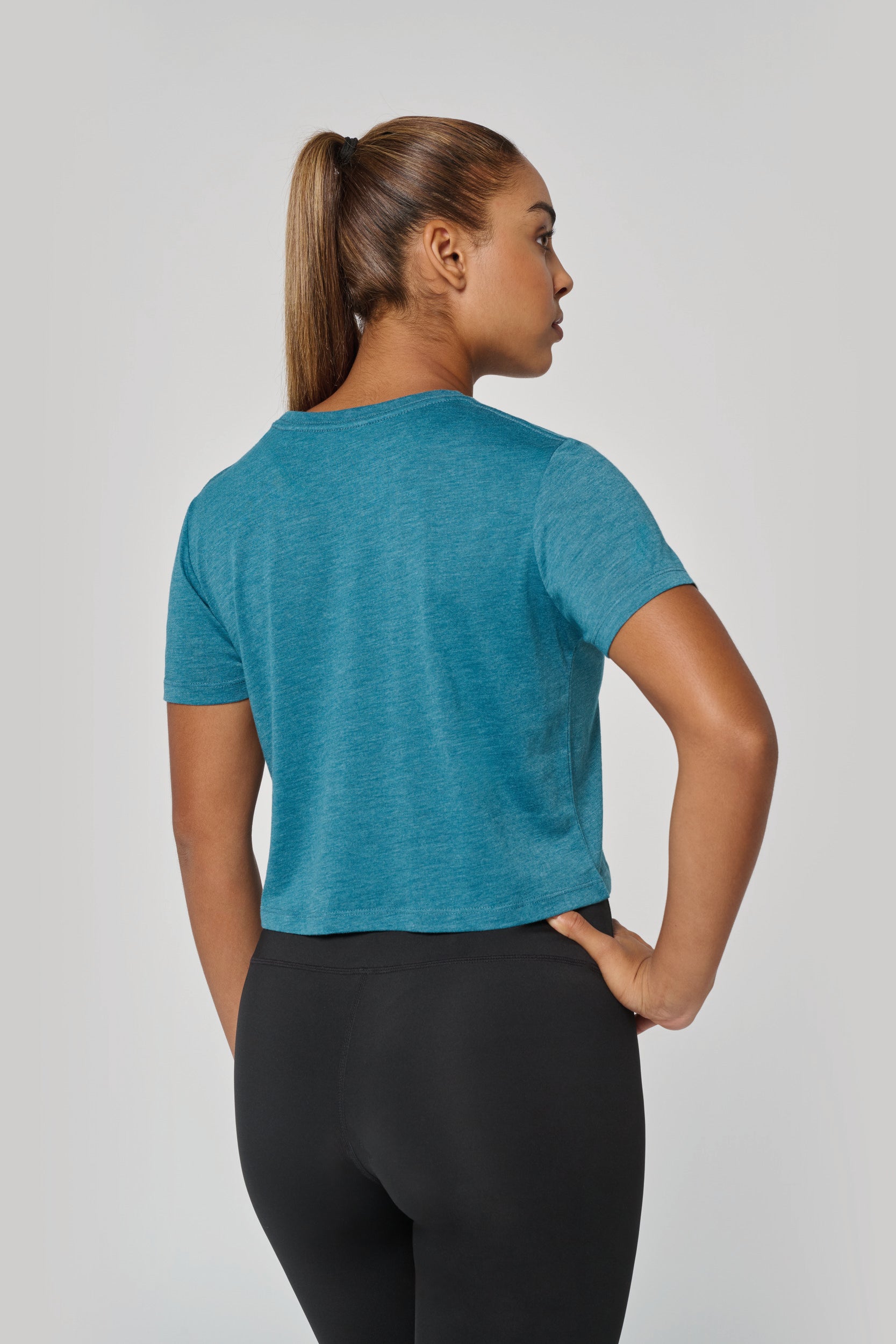 Camiseta crop triblend | PA4022