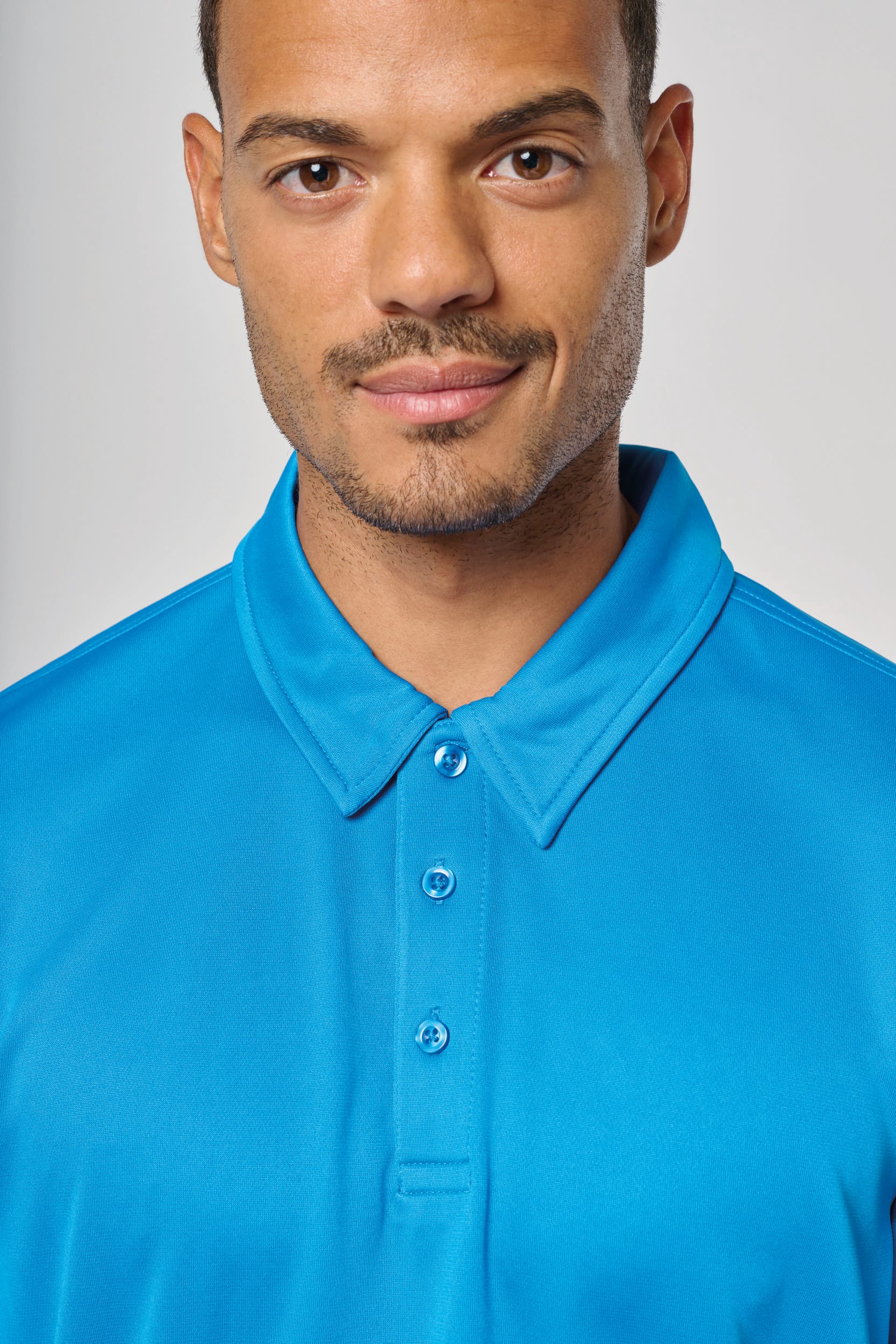 Polo deportivo manga corta hombre