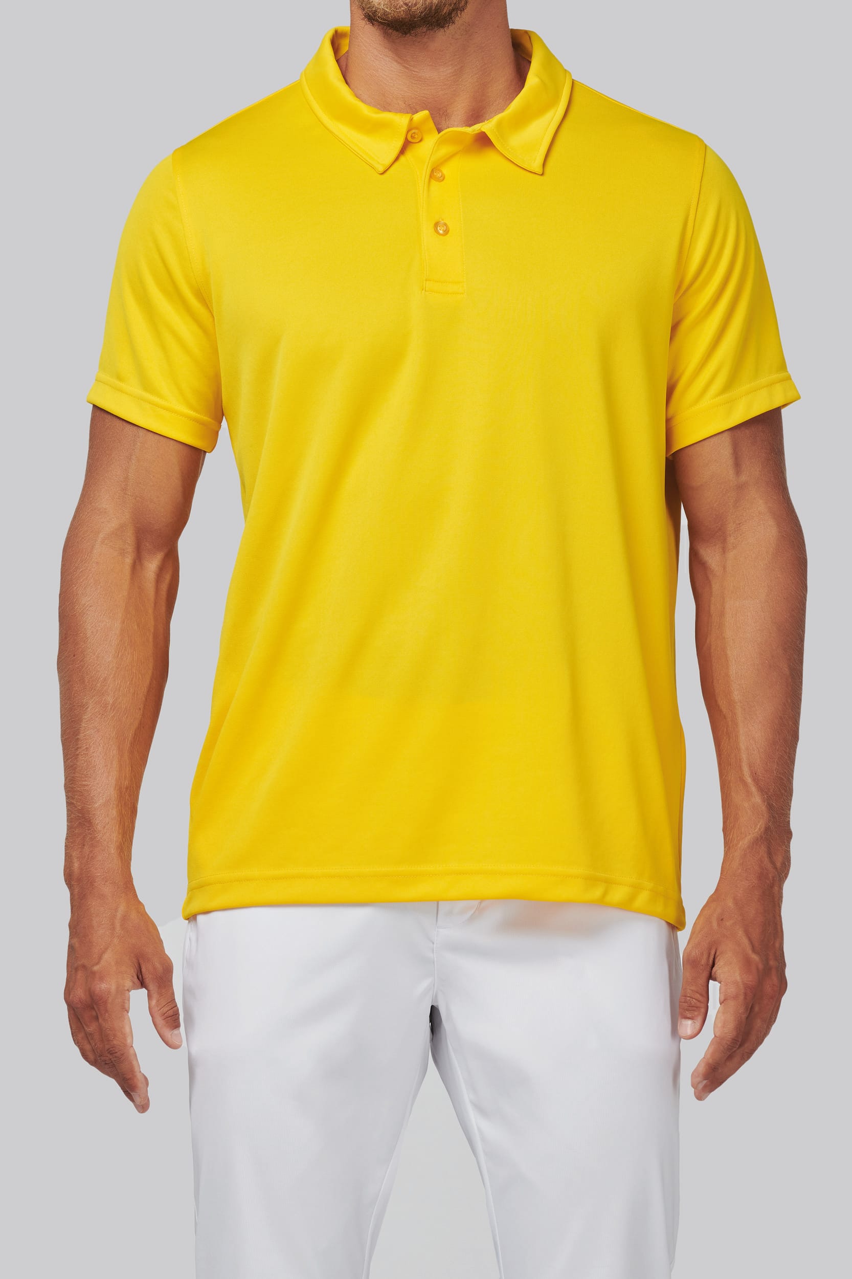 Polo deportivo manga corta hombre