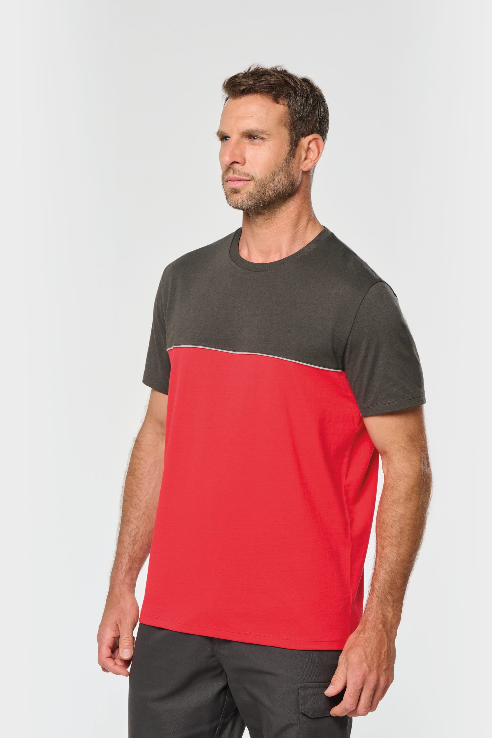Camiseta bicolor ecorresponsable unisex