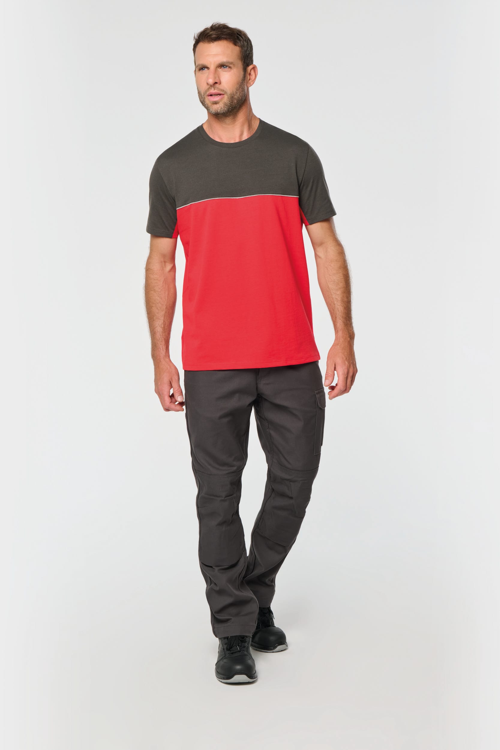 Camiseta bicolor ecorresponsable unisex
