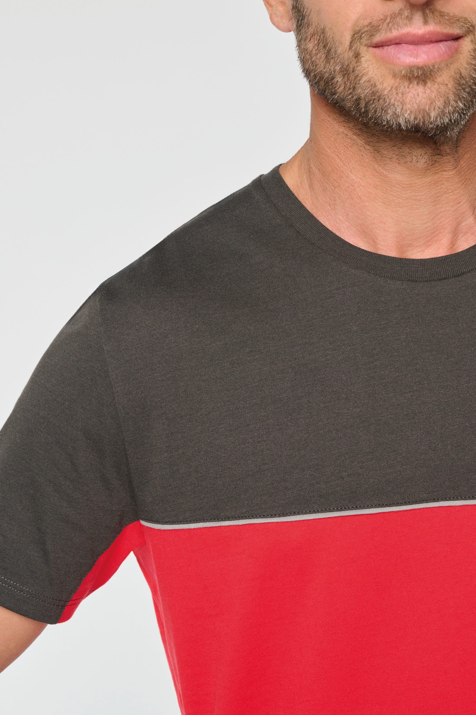 Camiseta bicolor ecorresponsable unisex