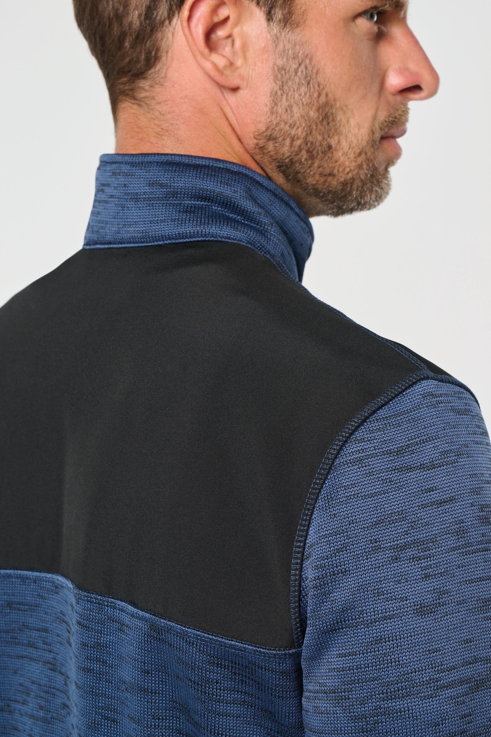 Chaqueta polytricot reciclada hombre