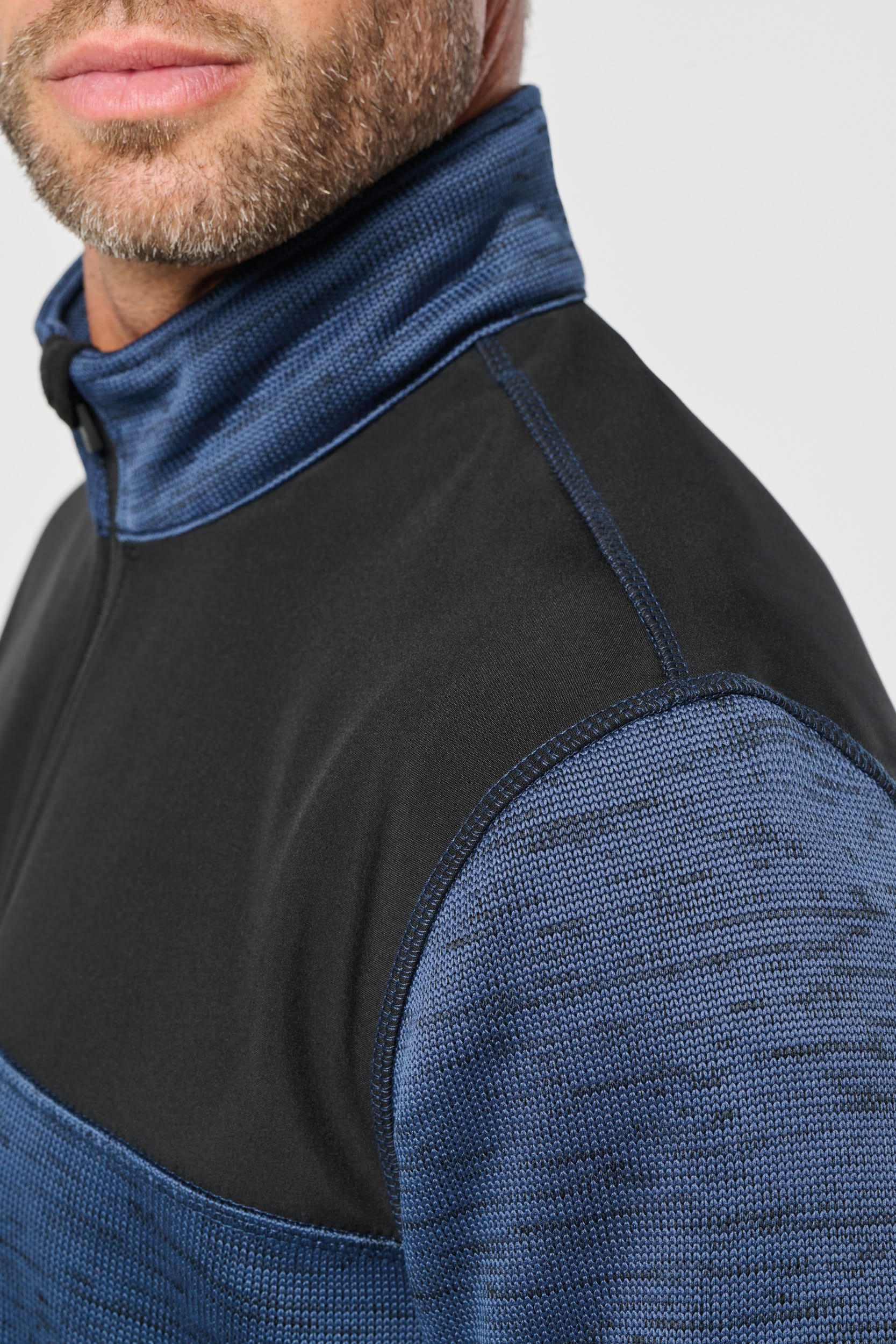 Chaqueta polytricot reciclada hombre
