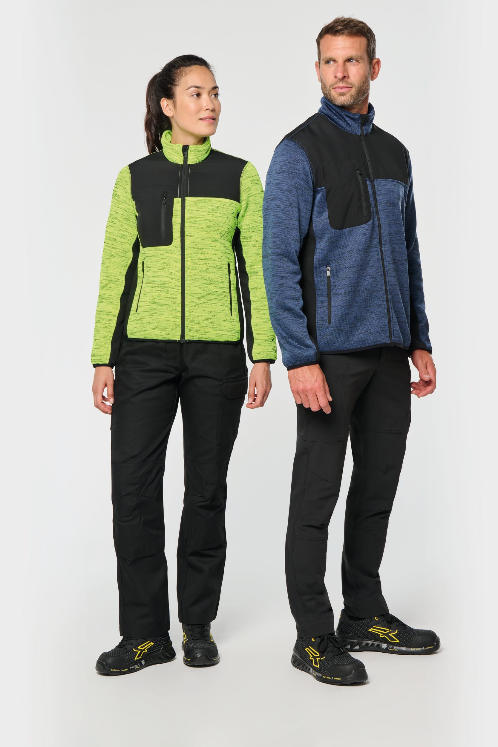 Chaqueta polytricot reciclada hombre