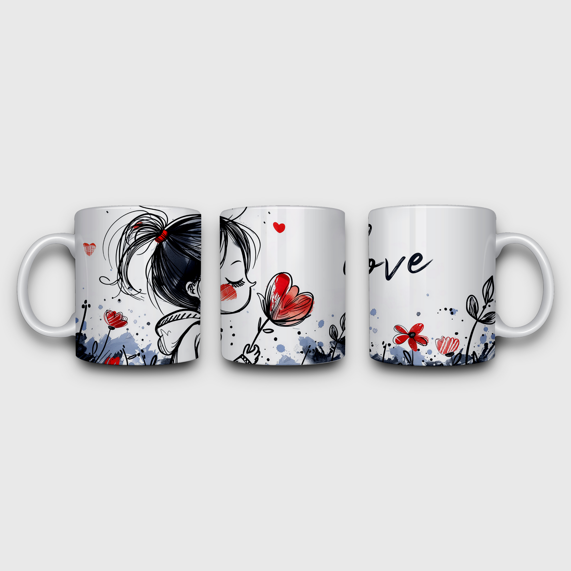Taza simple love