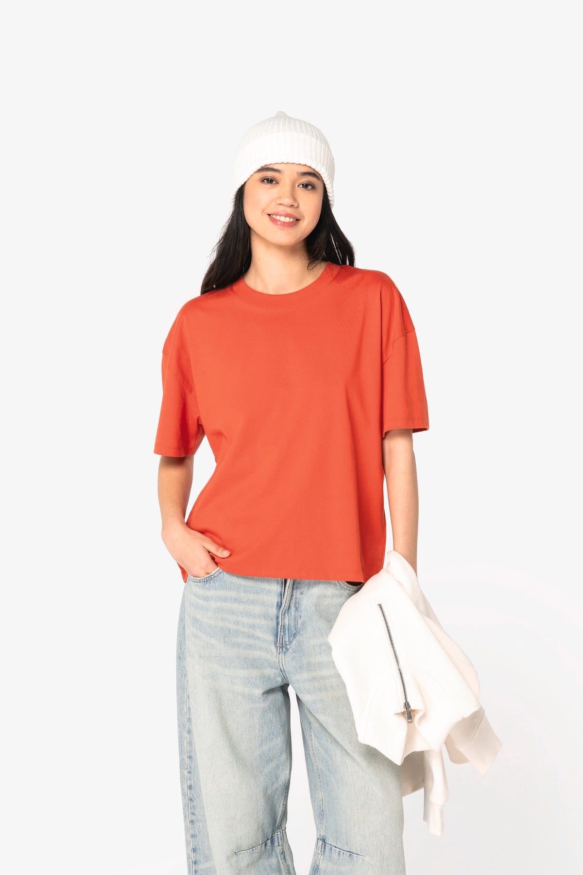 NS313 Camiseta ecorresponsable oversize mujer