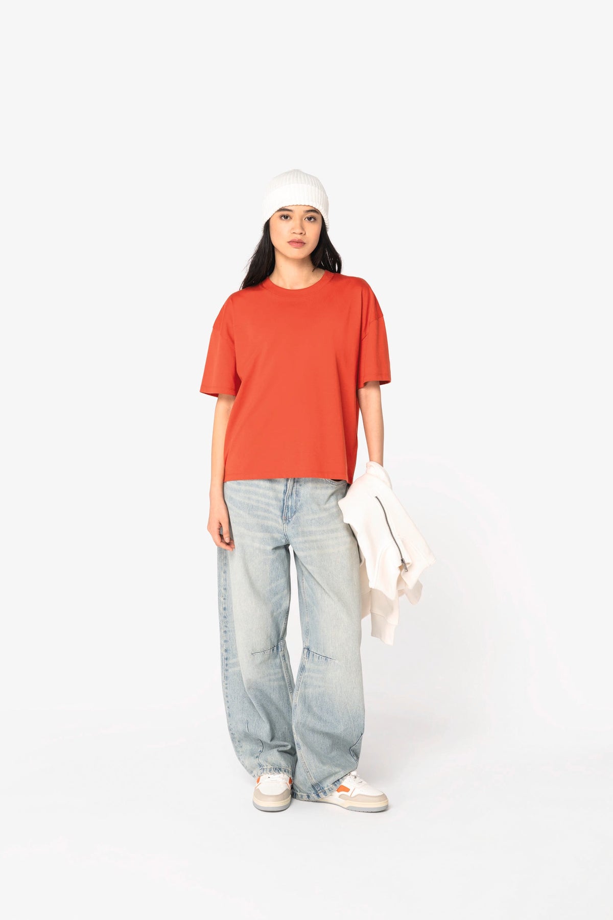 NS313 Camiseta ecorresponsable oversize mujer