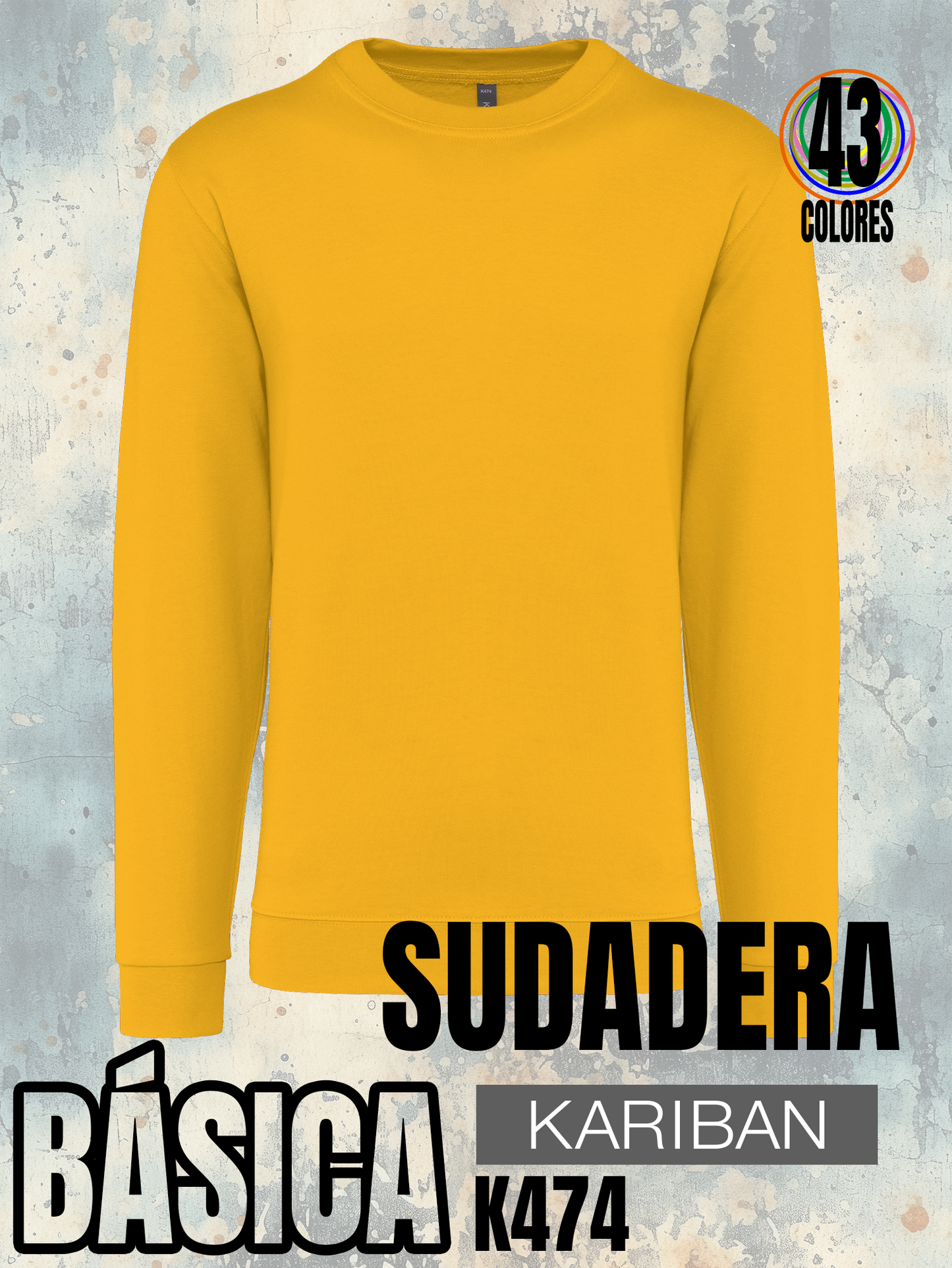 Kariban sudadera Básica  K474