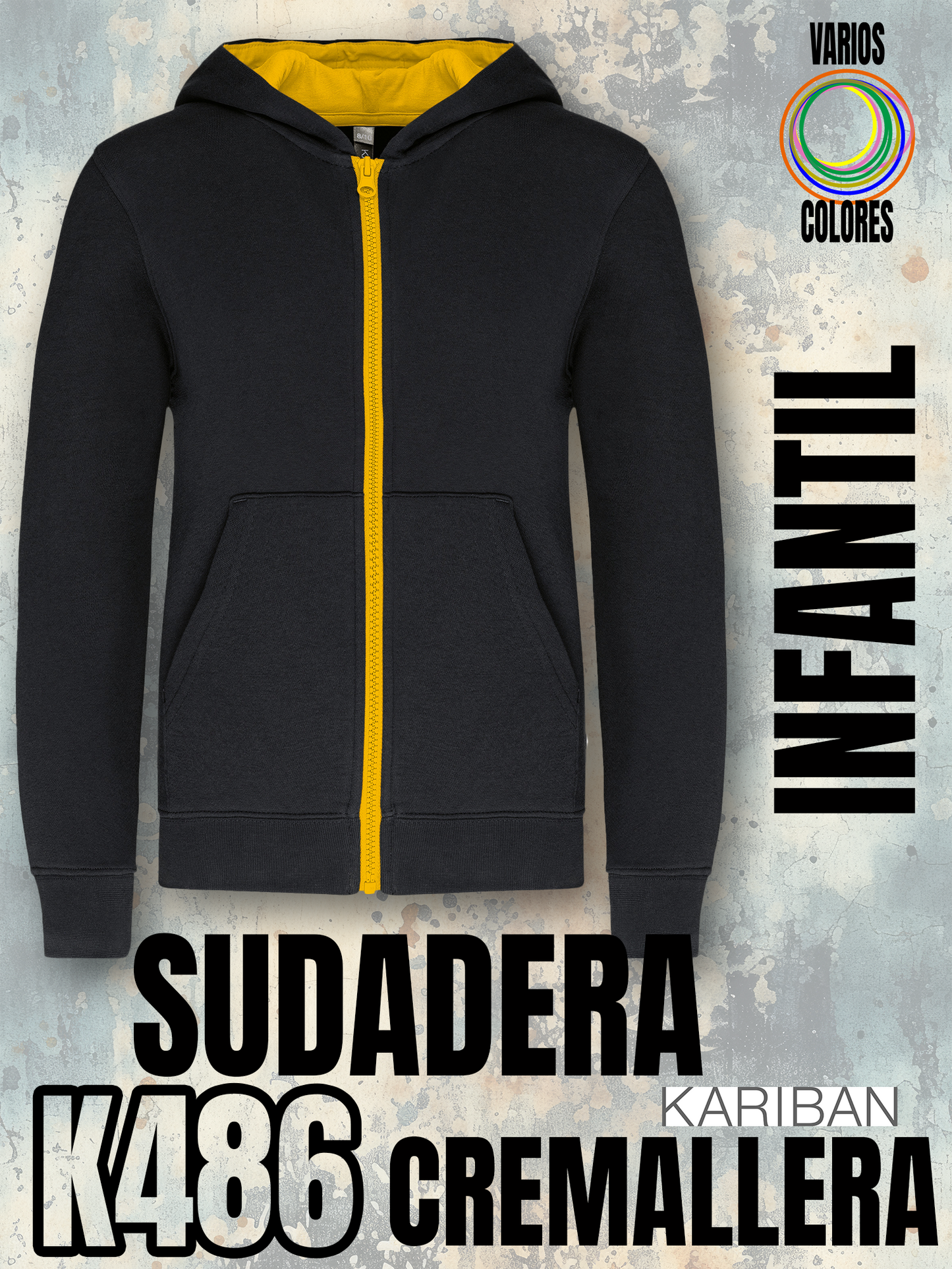 Sudadera Cremallera infantil