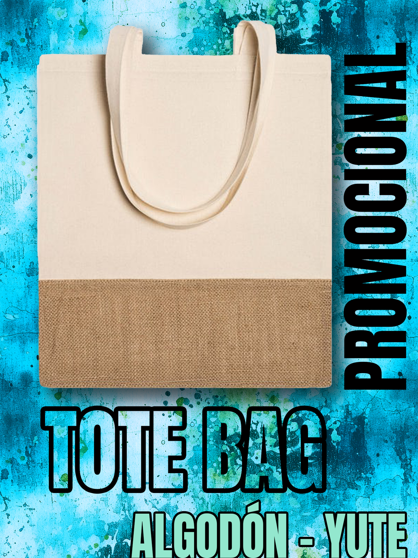 Tote bag yute promocional