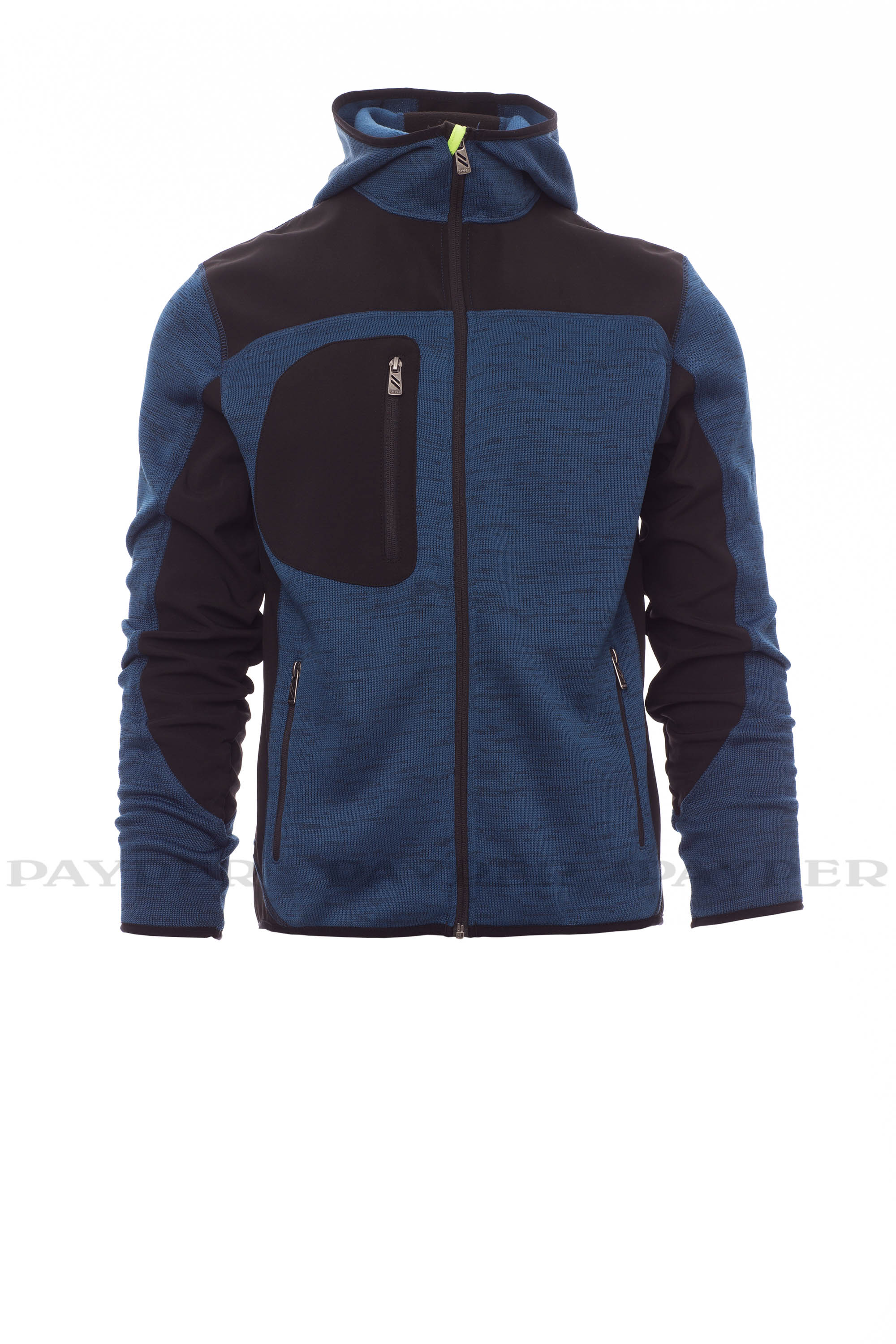 Chaqueta técnica con inserciones en soft-shell