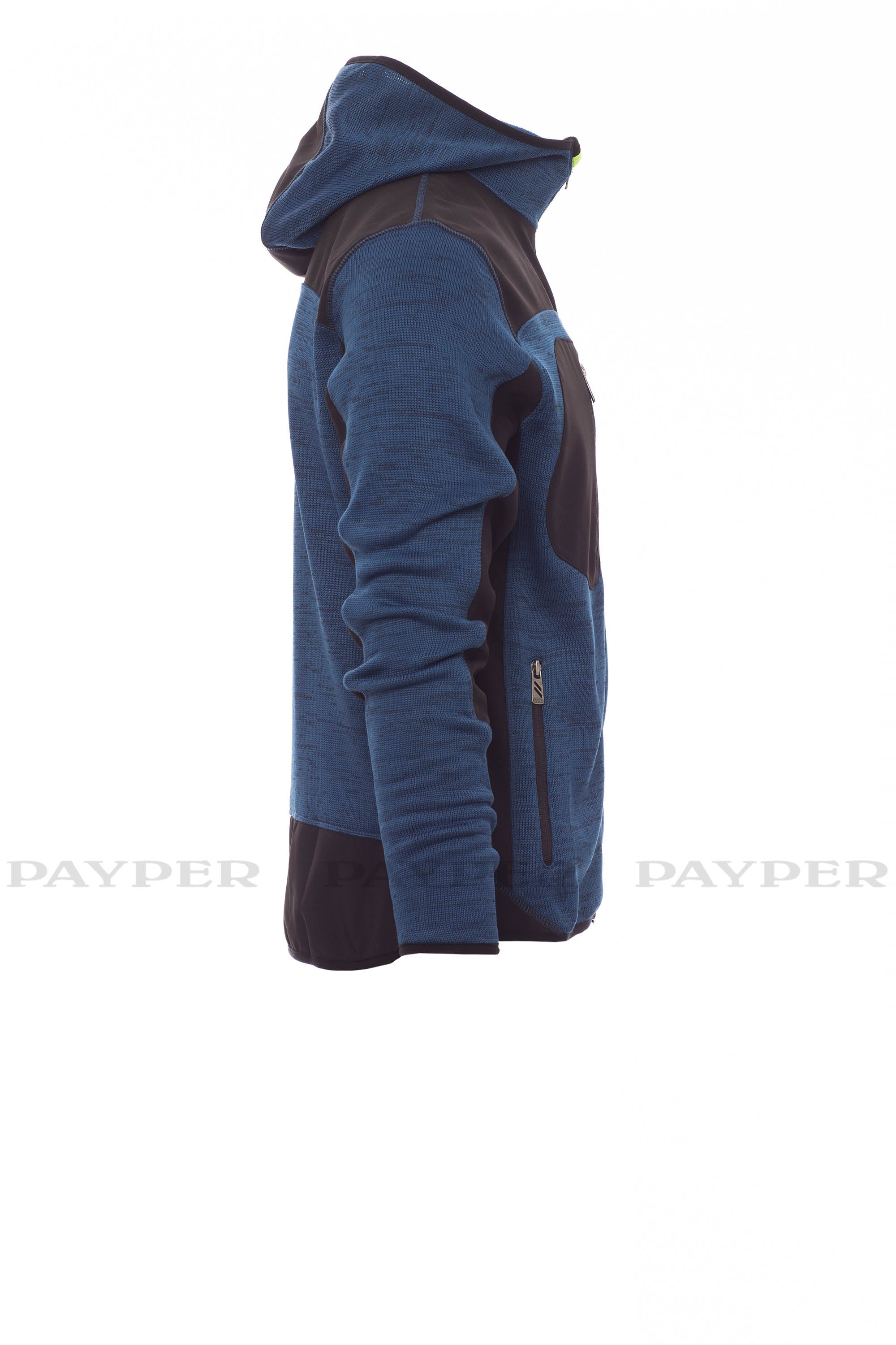 Chaqueta técnica con inserciones en soft-shell