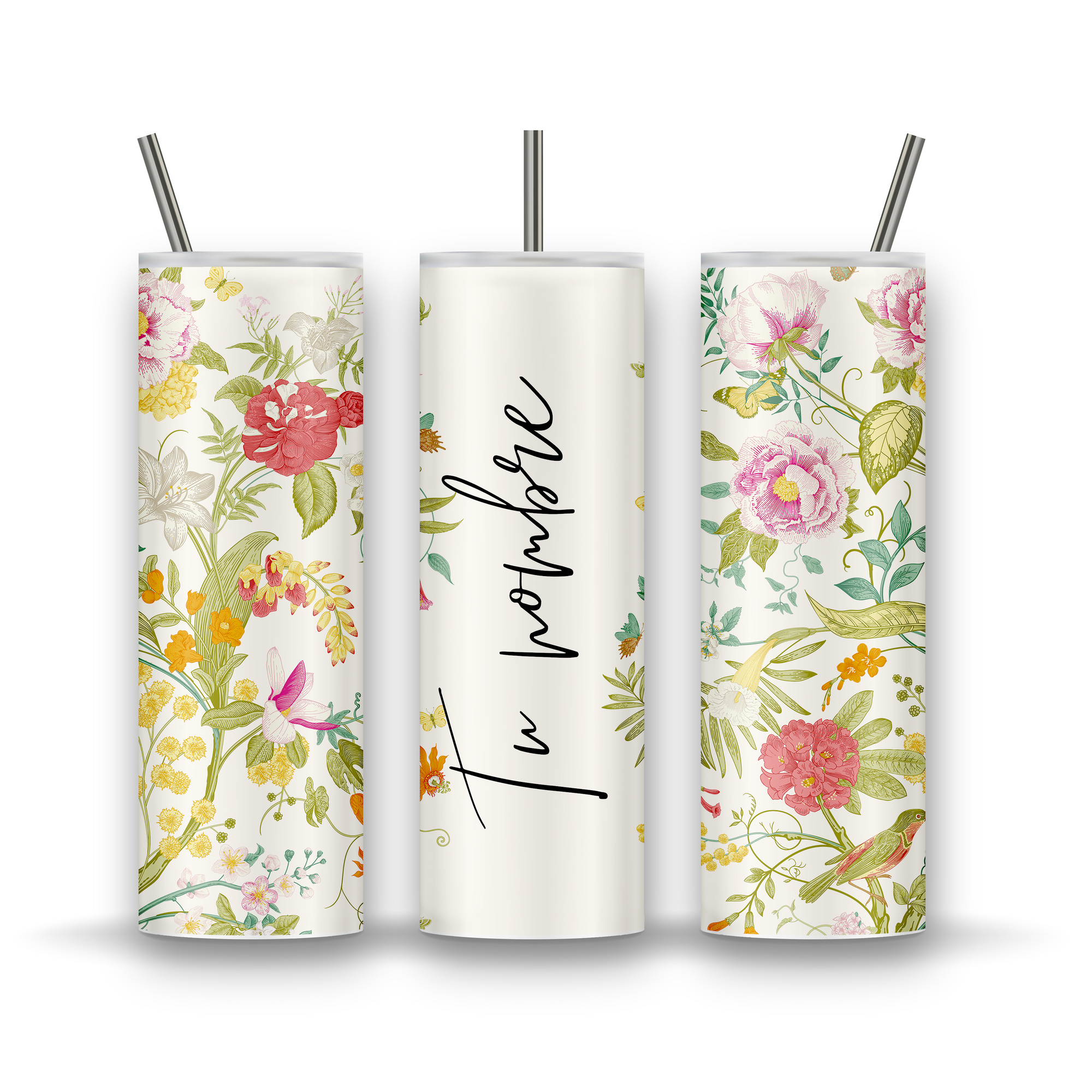 Tumbler vintage + nombre