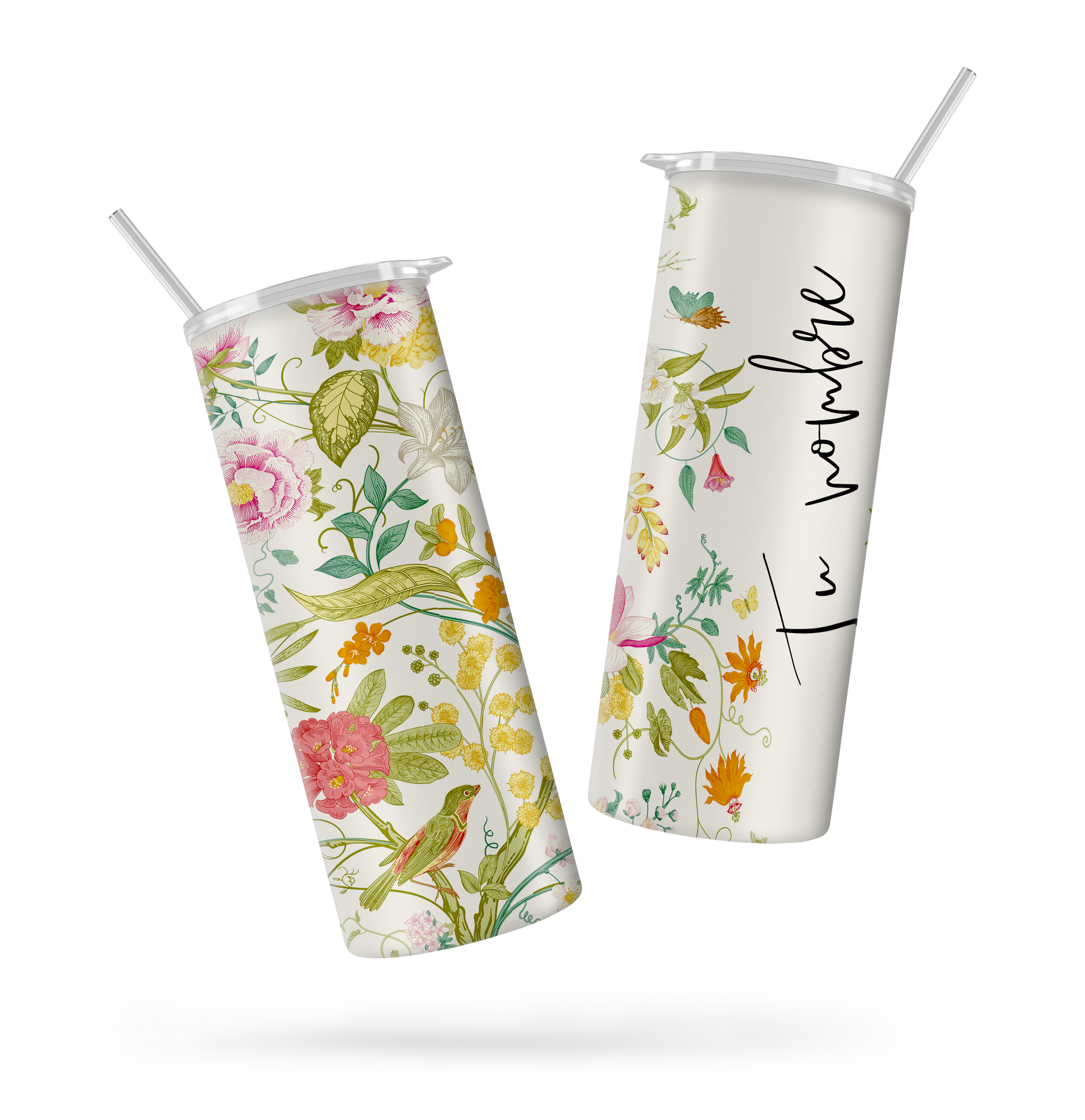 Tumbler vintage + nombre