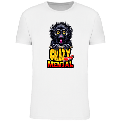 Camiseta mental crazy hombre - unisex