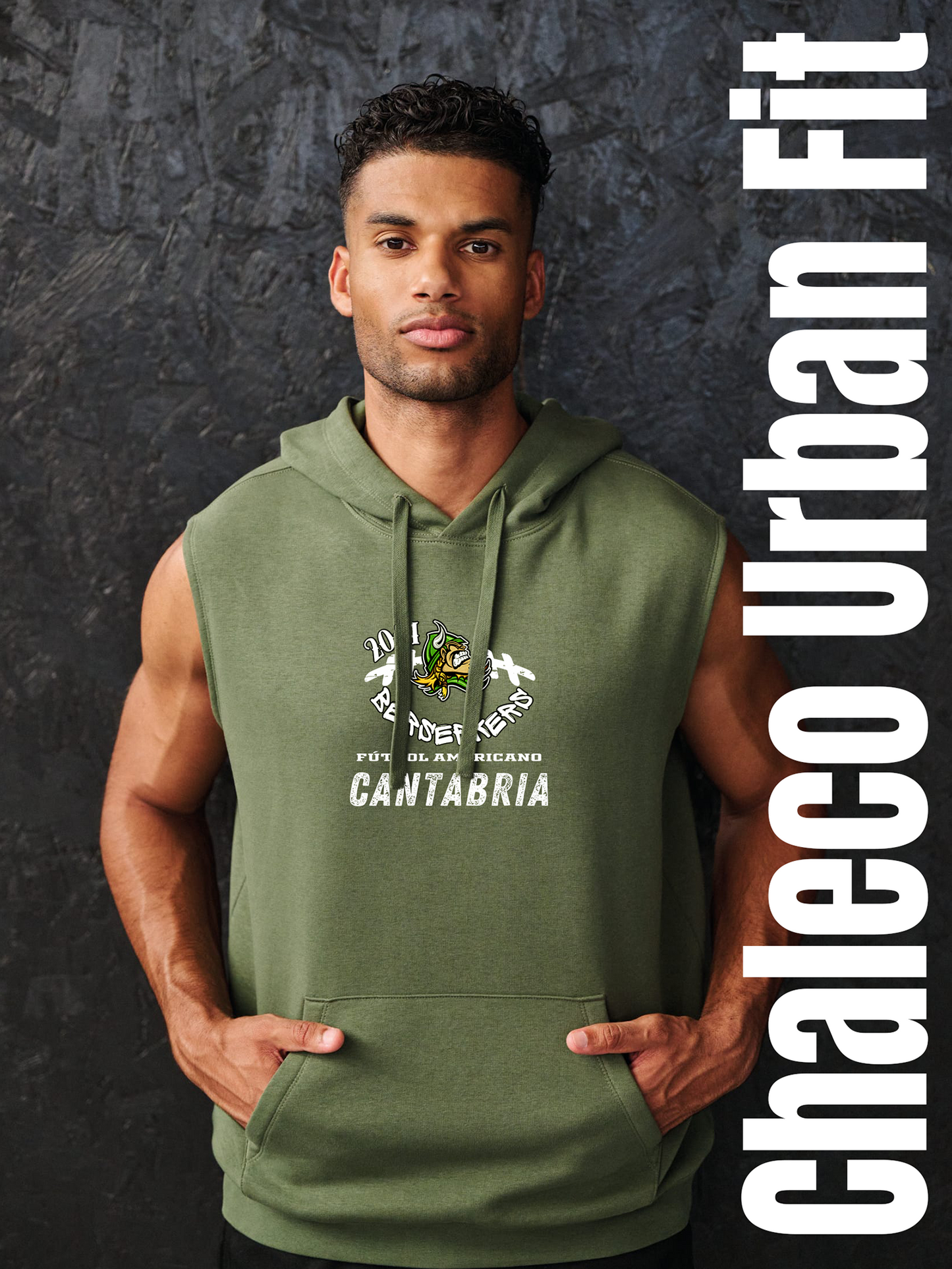 Chaleco sudadera Berserkers old