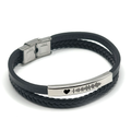 Pulsera cuero pu doble reproductor