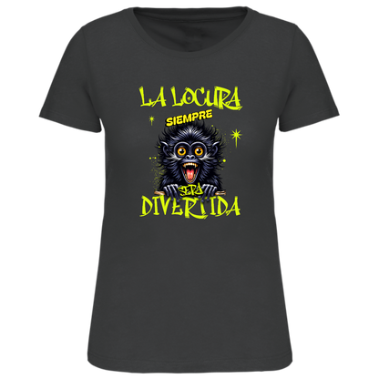 Camiseta locura mujer