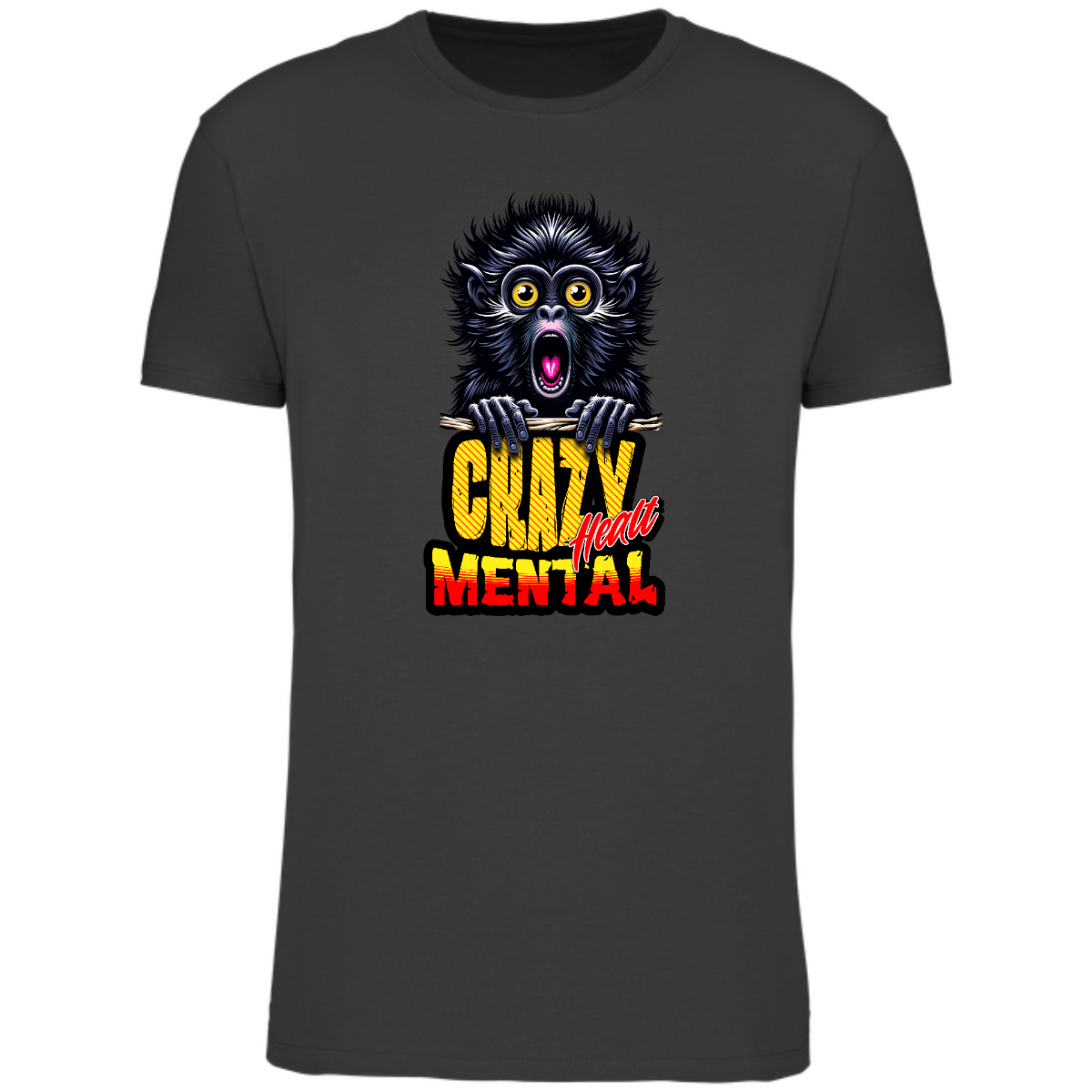 Camiseta mental crazy hombre - unisex