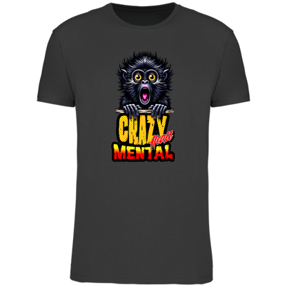 Camiseta mental crazy hombre - unisex