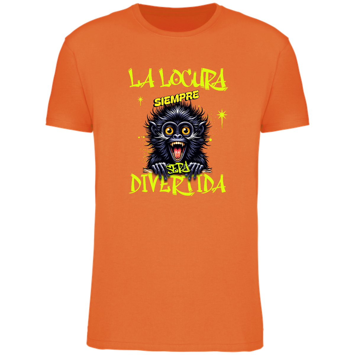 Camiseta locura hombre - unisex