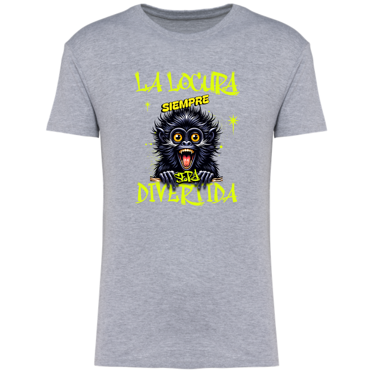 Camiseta locura hombre - unisex