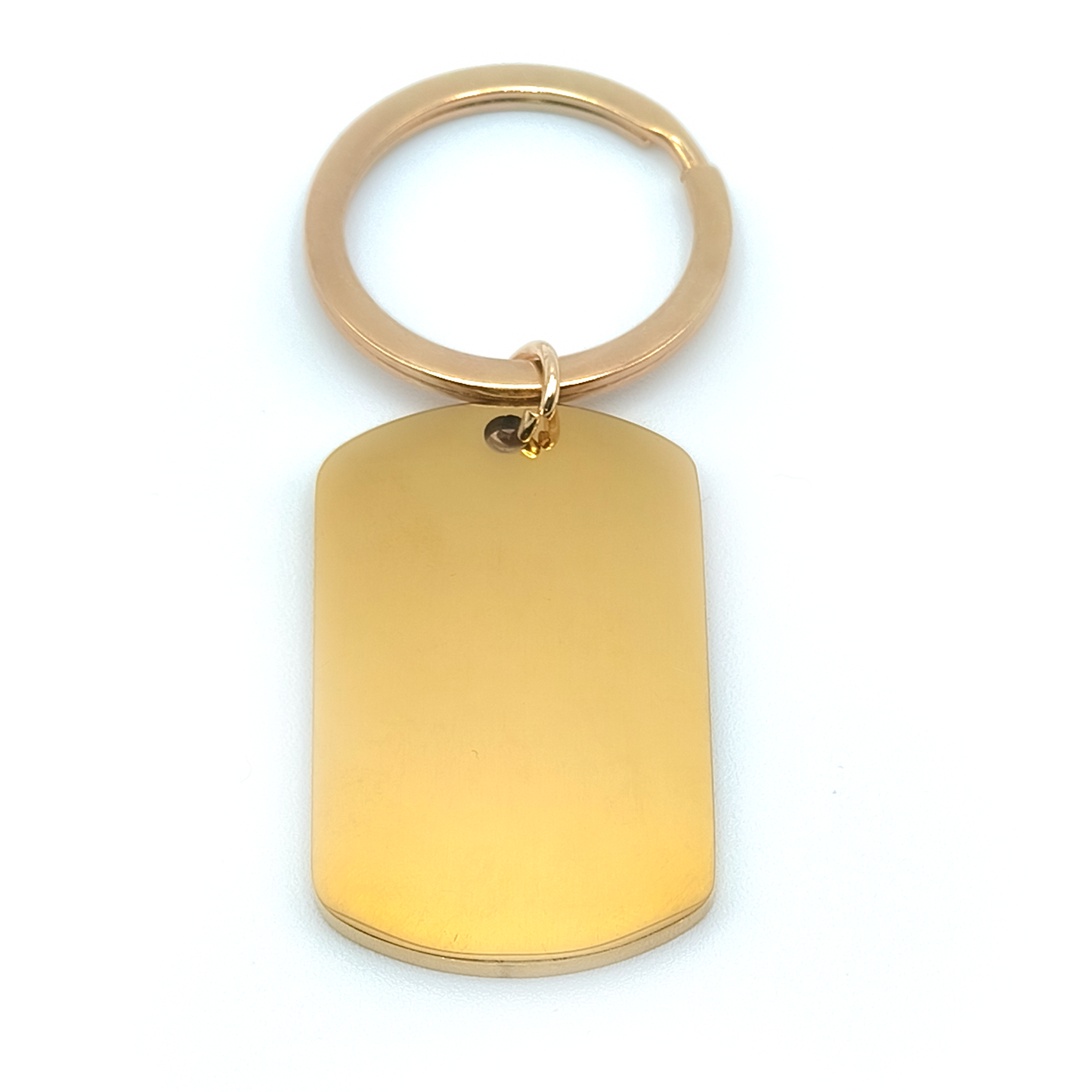 Llavero placa militar imagen dorado