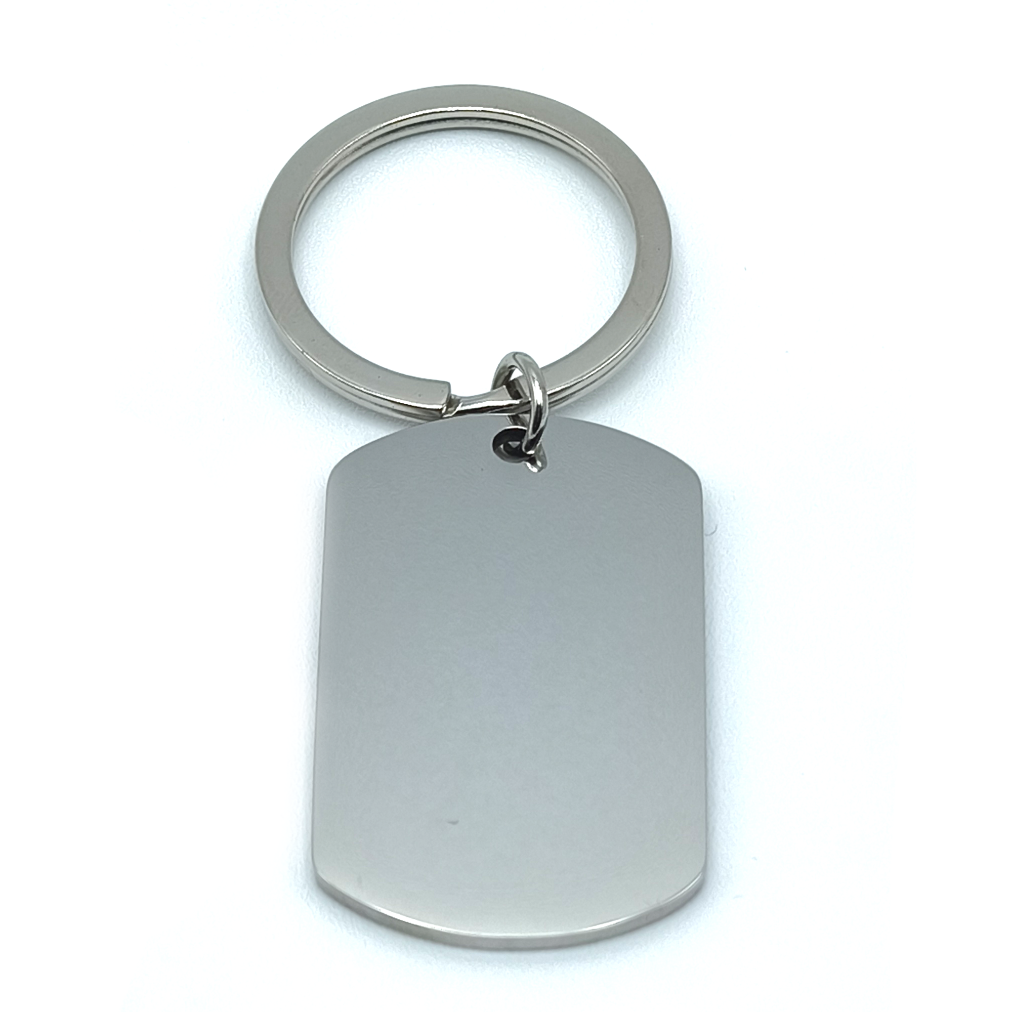 Llavero placa militar imagen plateado