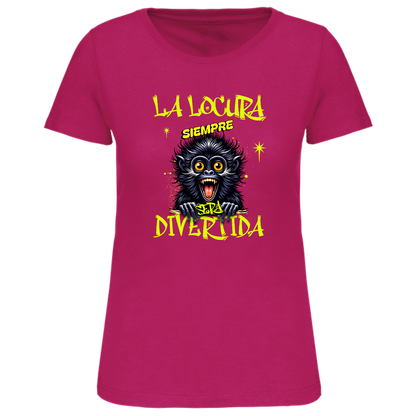 Camiseta locura mujer