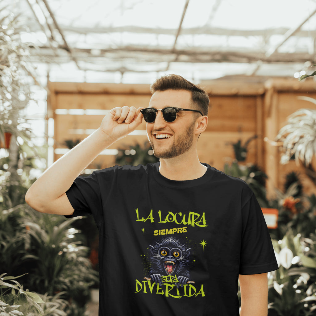 Camiseta locura hombre - unisex