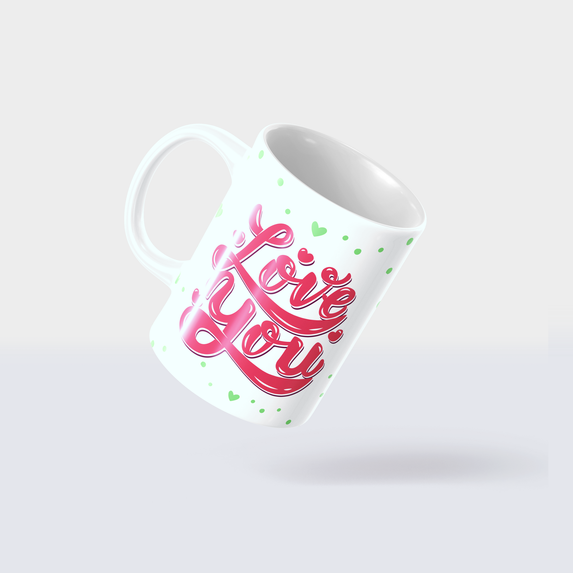 Taza love you pareja cactus