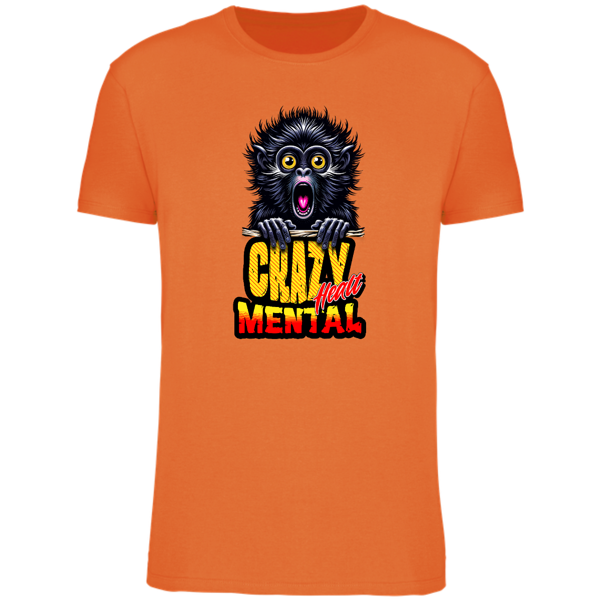 Camiseta mental crazy hombre - unisex