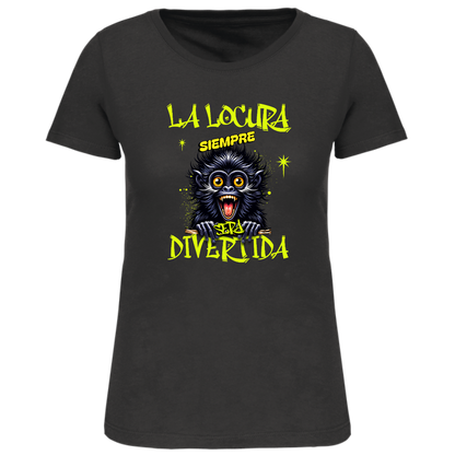Camiseta locura mujer