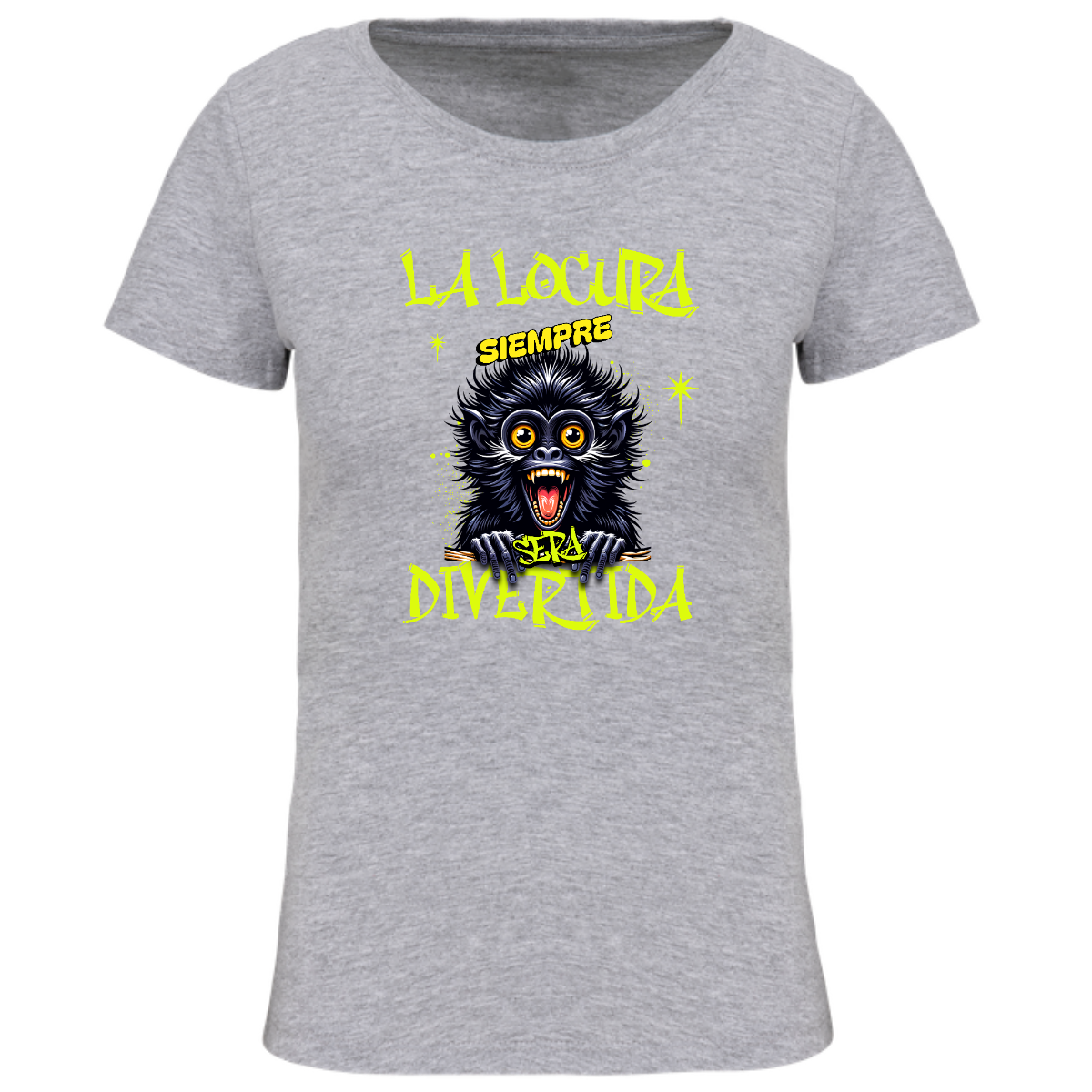 Camiseta locura mujer