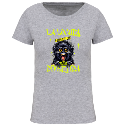 Camiseta locura mujer