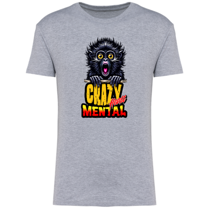 Camiseta mental crazy hombre - unisex