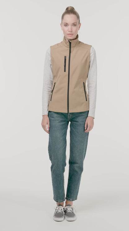 Chaleco softshell mujer
