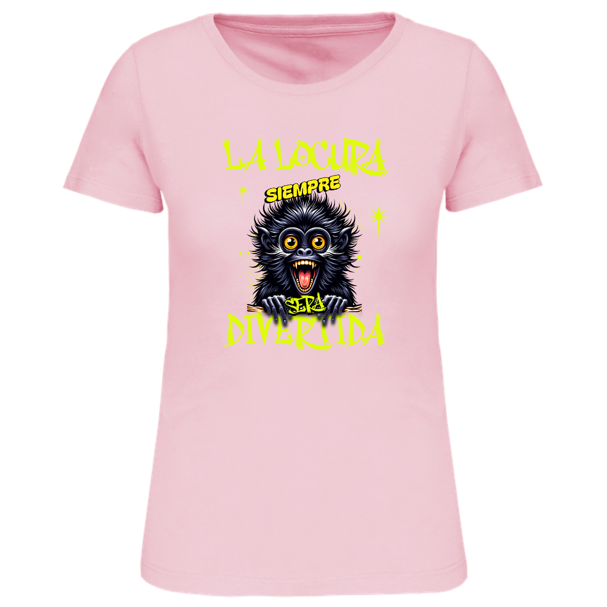 Camiseta locura mujer