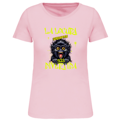 Camiseta locura mujer
